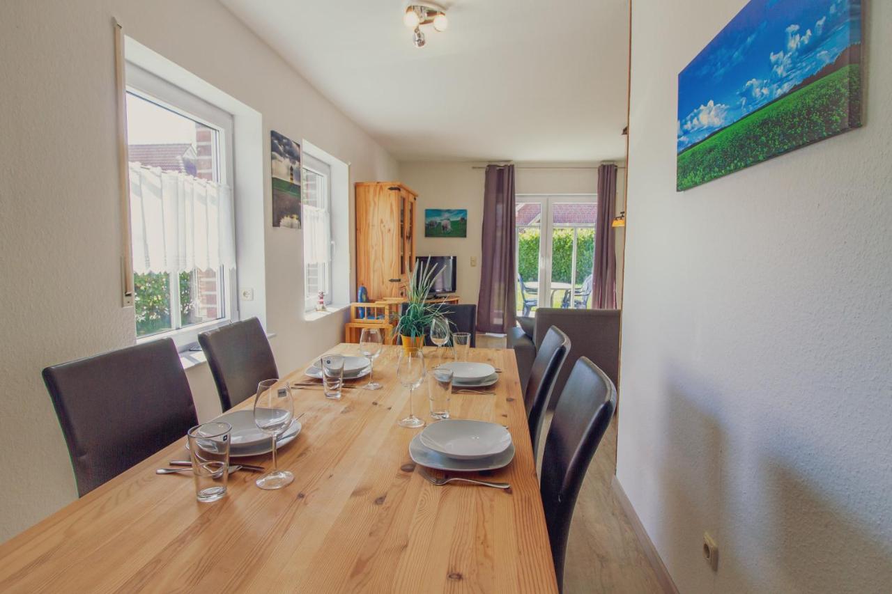 Haus Leuchtturm - Ebbe Apartment Krummhoern Luaran gambar