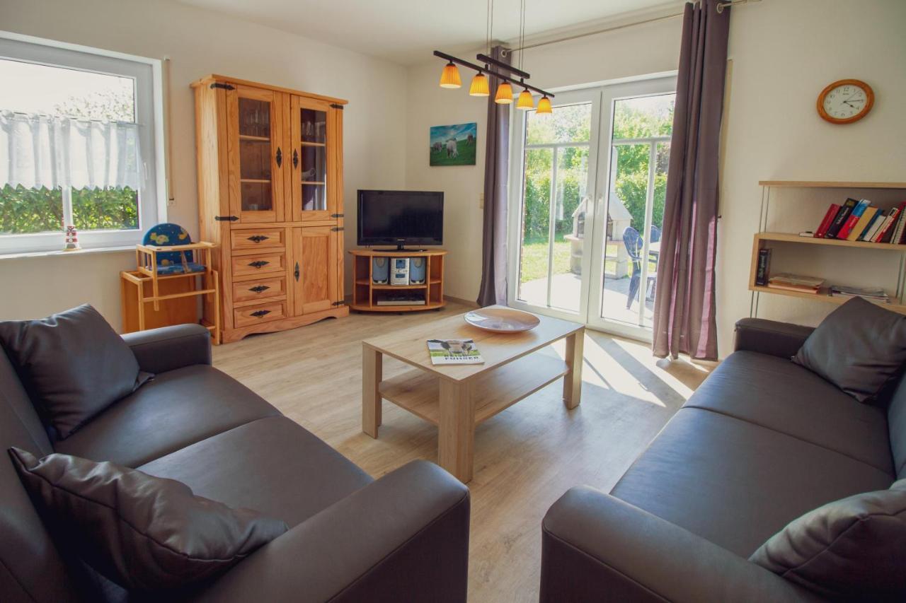 Haus Leuchtturm - Ebbe Apartment Krummhoern Luaran gambar